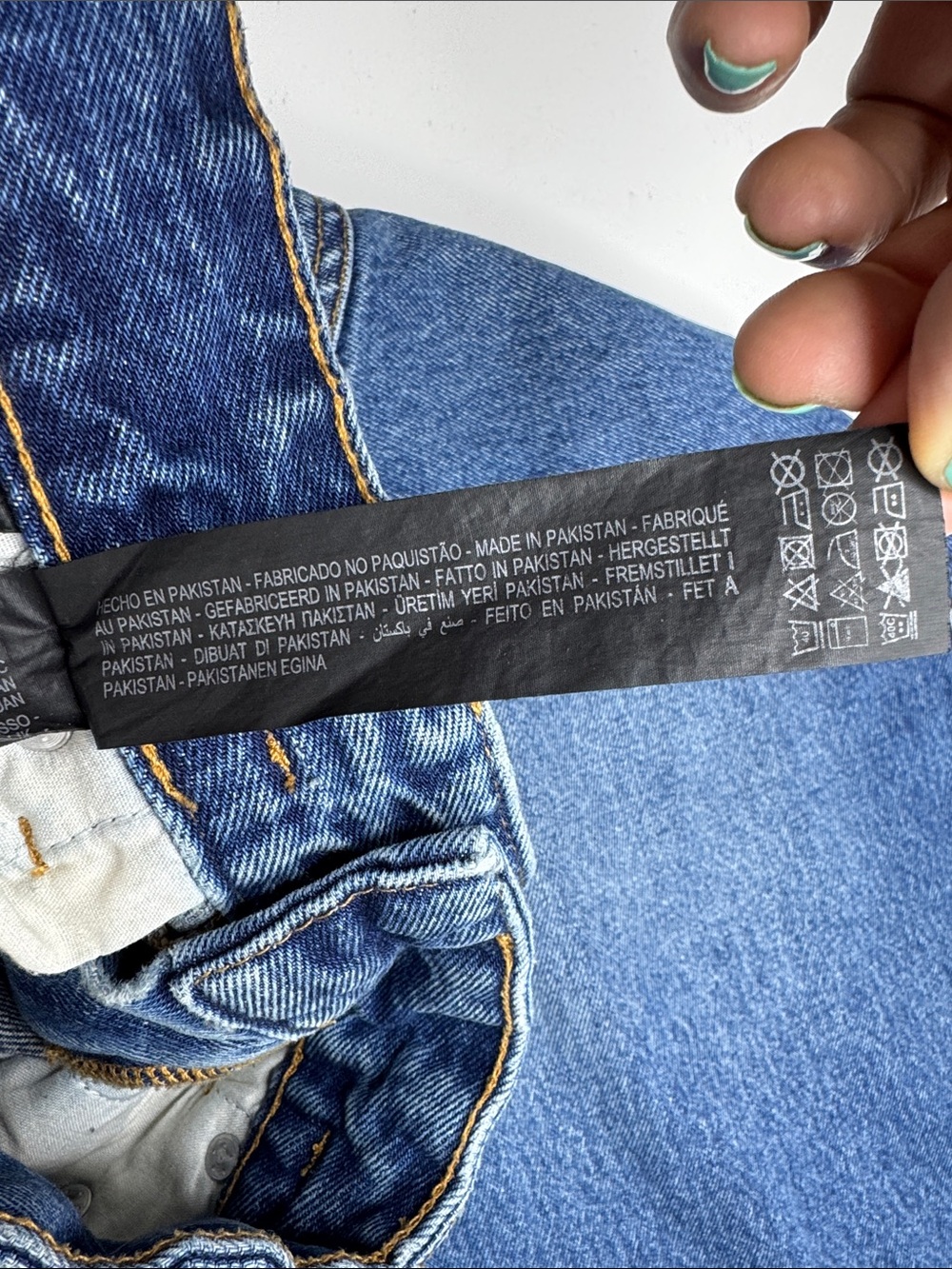 ZARA Wide Leg Denim Culotte Jeans | High Rise | Size US 6 - Picture 12 of 13